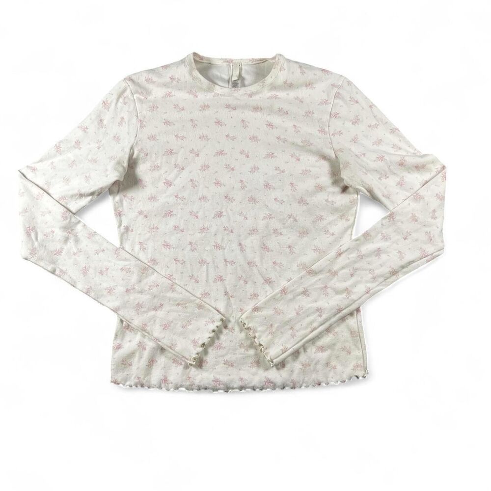 Skims Women's White and Cream Blouse